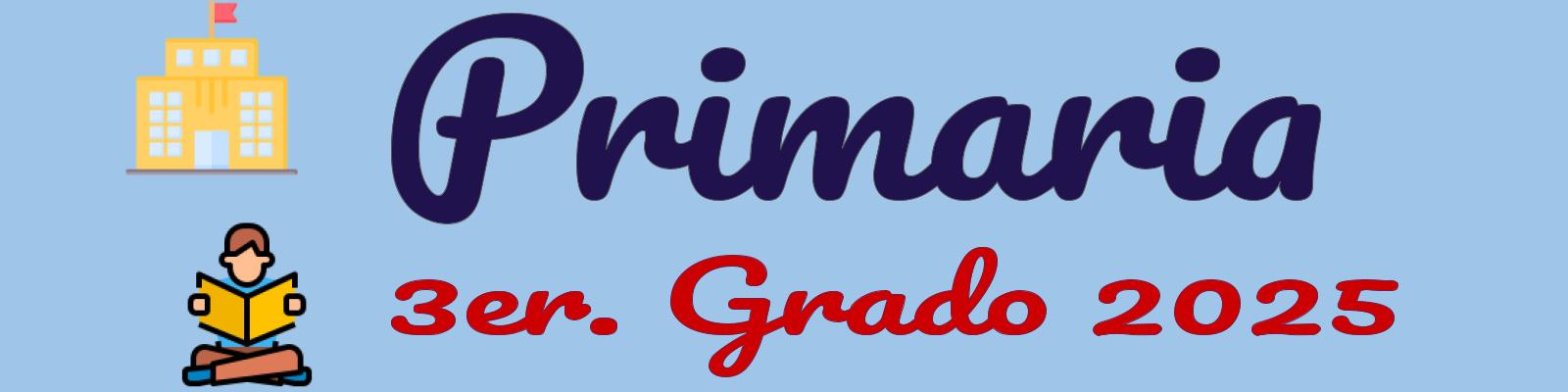 Primaria 3er. grado